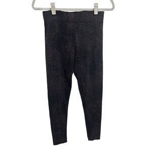 Black Leopard Print Women's Leggings